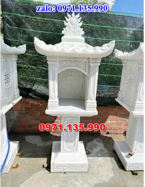am thờ thần linh, am để tro cốt, am thờ trước nhà, kích thước am thờ, giá bán am thờ,