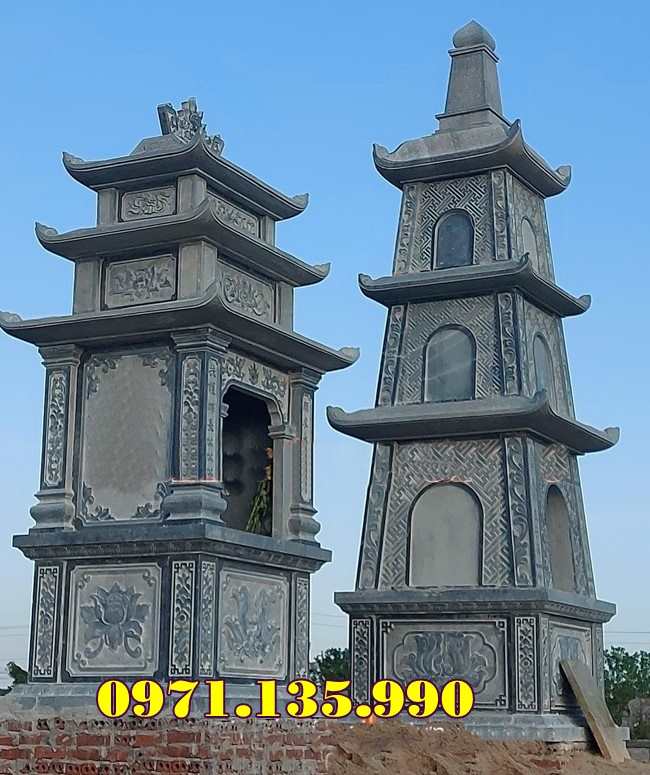 mẫu mộ tháp đá phật sư chùa đẹp bán thành phố Hạ Long