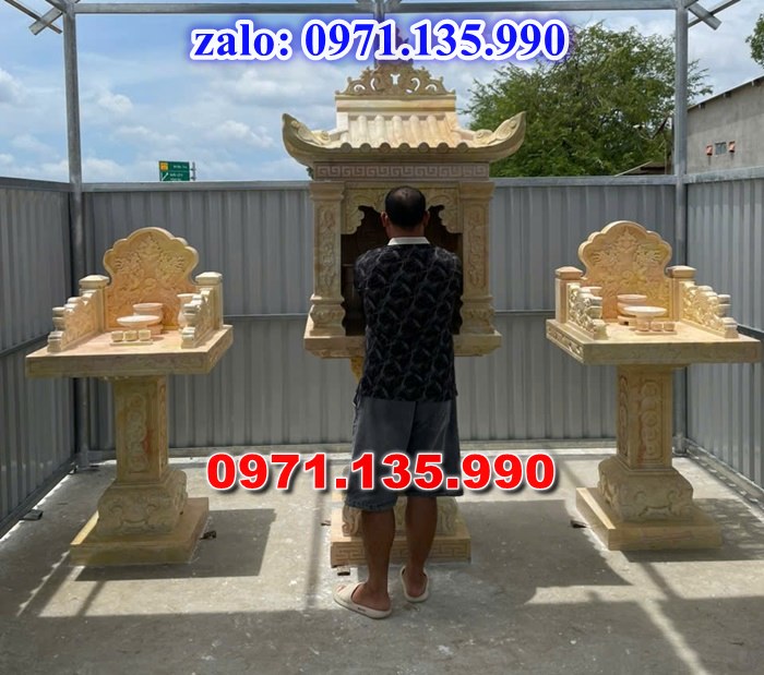 bàn thờ bằng đá, giá bán cây hương đá, kích thước cây hương đá, bàn thờ thần linh, bàn thờ nghĩa trang,