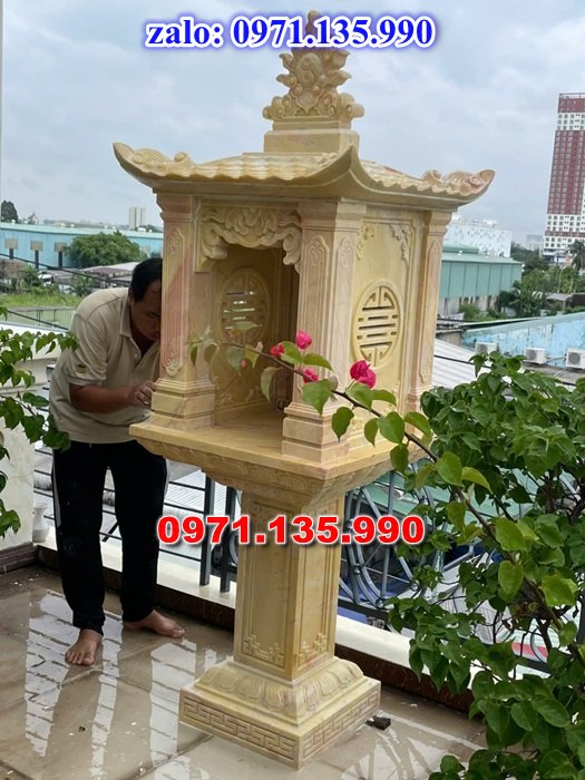 am thờ thần linh, am để tro cốt, am thờ trước nhà, kích thước am thờ, giá bán am thờ,