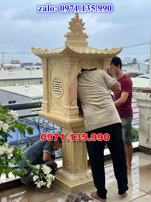 am thờ thần linh, am để tro cốt, am thờ trước nhà, kích thước am thờ, giá bán am thờ,