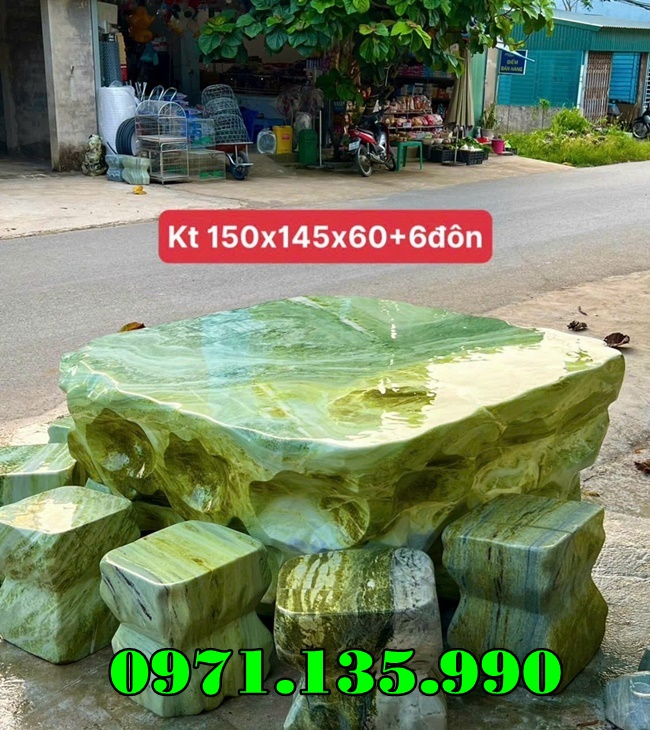 214- Mẫu Bộ bàn ghế bằng đá đẹp bán tây ninh