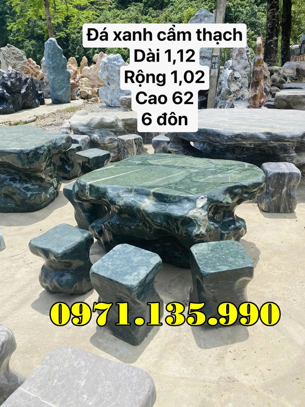 228- Mẫu Bộ bàn ghế bằng đá đẹp bán phú yên