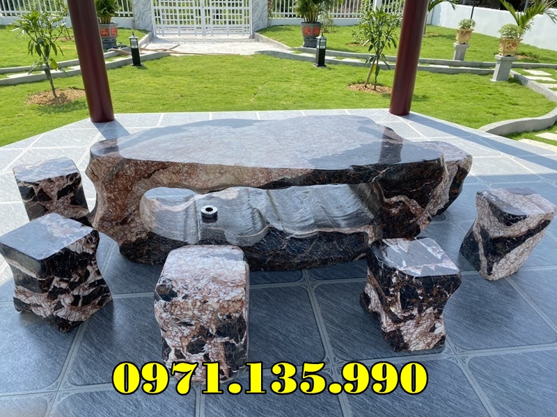 245- Mẫu Bộ bàn ghế bằng đá đẹp bán tuyên quang