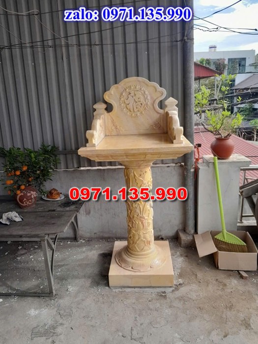 bàn thờ bằng đá, giá bán cây hương đá, kích thước cây hương đá, bàn thờ thần linh, bàn thờ nghĩa trang,