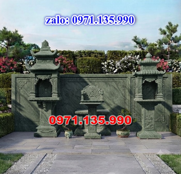 bàn thờ thiên địa, bàn thờ ông thiên, bàn thờ bằng đá, giá bán bàn thờ đá, kích thước bàn thờ đá, bàn thờ thần linh, bàn thờ nghĩa trang,