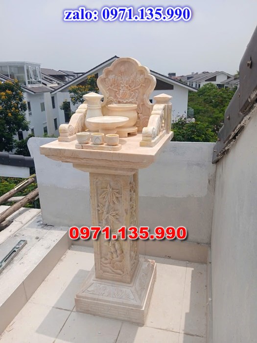bàn thờ thiên địa, bàn thờ ông thiên, bàn thờ bằng đá, giá bán bàn thờ đá, kích thước bàn thờ đá, bàn thờ thần linh, bàn thờ nghĩa trang,
