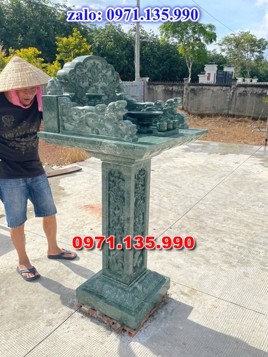 bàn thờ thiên địa, bàn thờ ông thiên, bàn thờ bằng đá, giá bán bàn thờ đá, kích thước bàn thờ đá, bàn thờ thần linh, bàn thờ nghĩa trang,