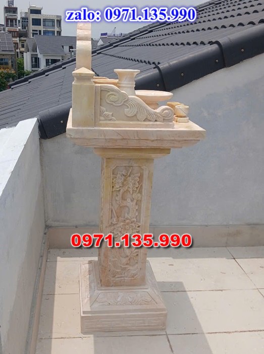 bàn thờ bằng đá, giá bán bàn thờ đá, kích thước bàn thờ đá, bàn thờ thần linh, bàn thờ nghĩa trang,