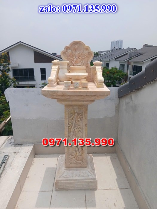 bàn thờ bằng đá, giá bán cây hương đá, kích thước cây hương đá, bàn thờ thần linh, bàn thờ nghĩa trang,