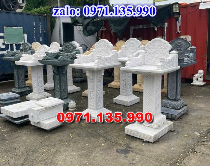 bàn thờ bằng đá, giá bán bàn thờ đá, kích thước bàn thờ đá, bàn thờ thần linh, bàn thờ nghĩa trang,