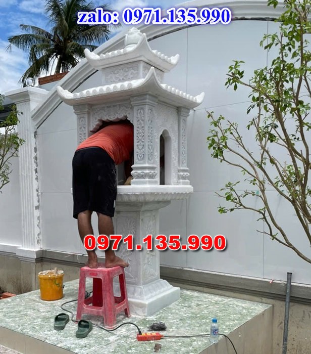 am thờ thần linh, am để tro cốt, am thờ trước nhà, kích thước am thờ, giá bán am thờ,