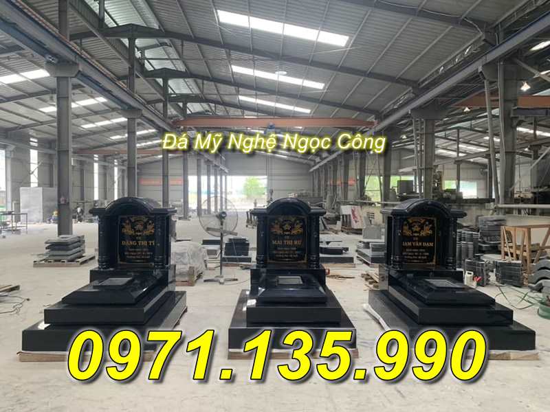 Mộ đá hoa cương nguyên khối đẹp bán tại tại bắc ninh