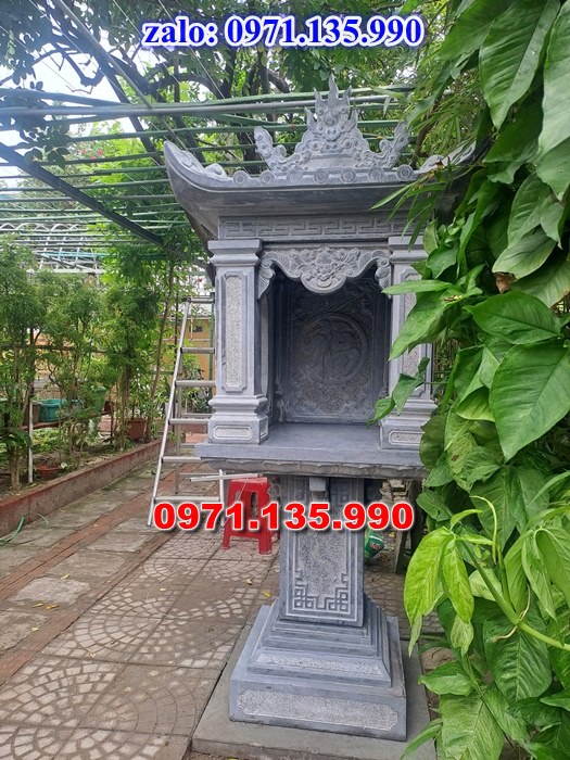 am thờ thần linh, am để tro cốt, am thờ trước nhà, kích thước am thờ, giá bán am thờ,