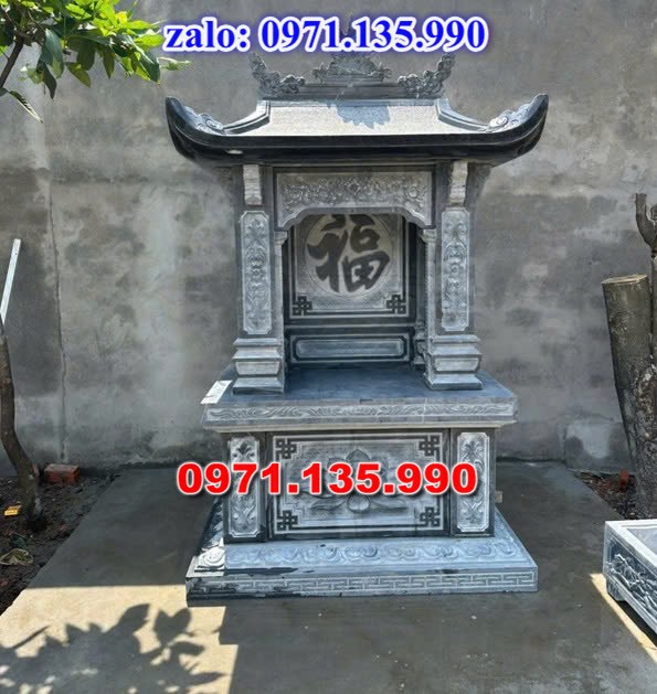 am thờ thần linh, am để tro cốt, am thờ trước nhà, kích thước am thờ, giá bán am thờ,
