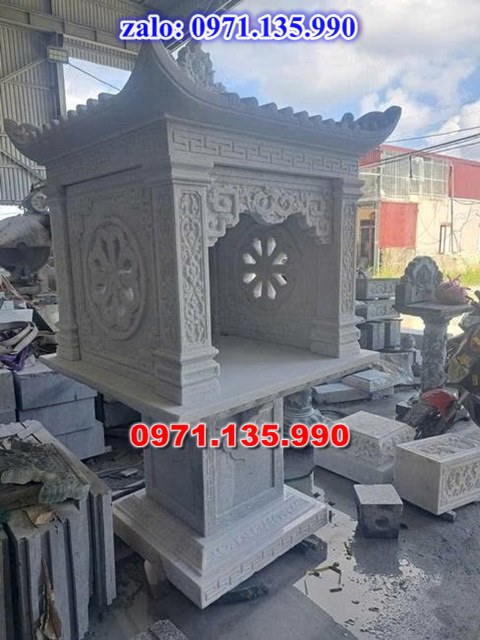 am thờ thần linh, am để tro cốt, am thờ trước nhà, kích thước am thờ, giá bán am thờ,