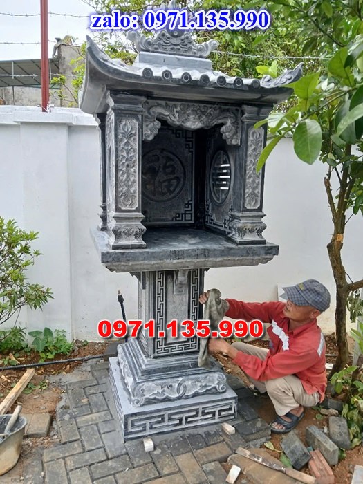 am thờ thần linh, am để tro cốt, am thờ trước nhà, kích thước am thờ, giá bán am thờ,