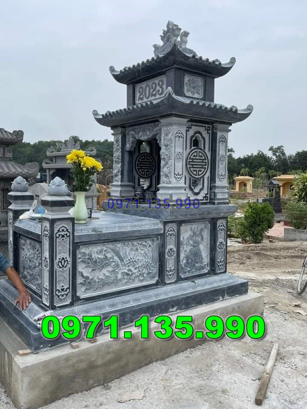 036- Mộ Đá Đẹp Sài Gòn TP HCM | Giá Mộ Đá Granite Đơn Giản Nguyên Khối