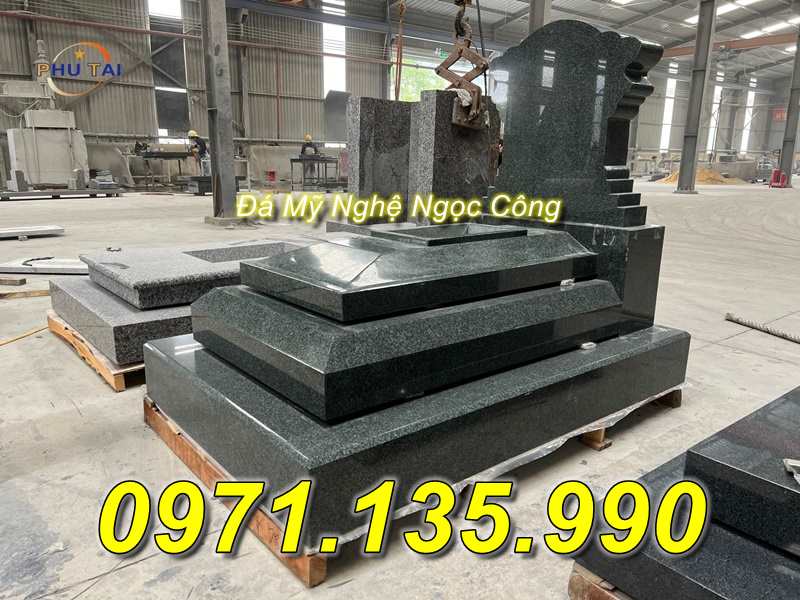 Mộ đá hoa cương nguyên khối đẹp bán tại tại nam định