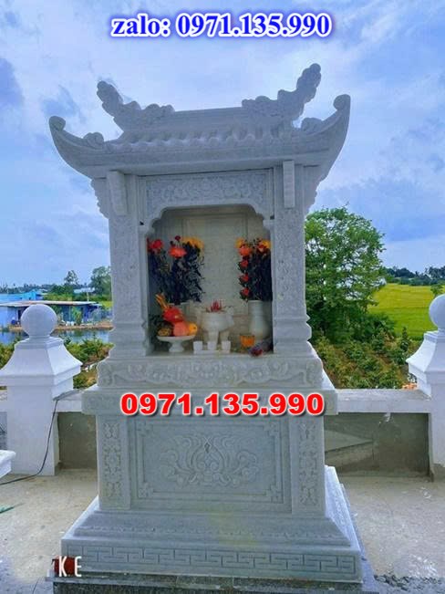 am thờ thần linh, am để tro cốt, am thờ trước nhà, kích thước am thờ, giá bán am thờ,