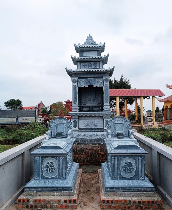 089- Mộ Đơn Giản Bằng Đá Bán Ở Hưng Yên - Mộ Đá Khối