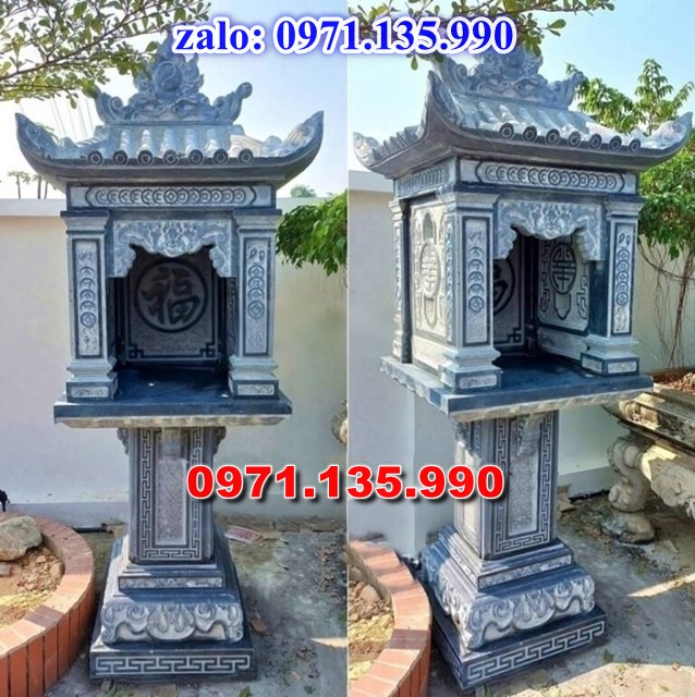 am thờ thần linh, am để tro cốt, am thờ trước nhà, kích thước am thờ, giá bán am thờ,
