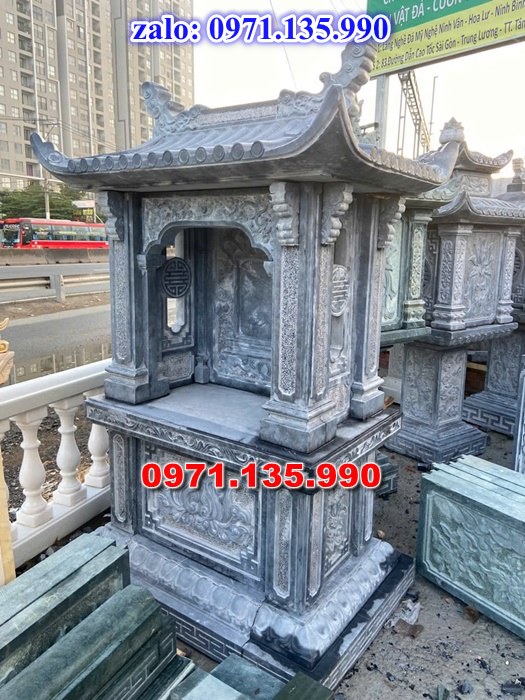 am thờ thần linh, am để tro cốt, am thờ trước nhà, kích thước am thờ, giá bán am thờ,