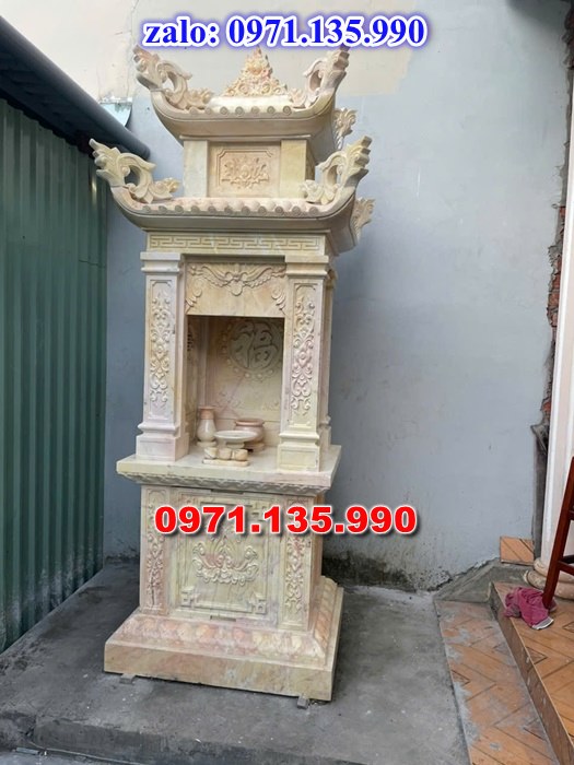 am thờ thần linh, am để tro cốt, am thờ trước nhà, kích thước am thờ, giá bán am thờ,