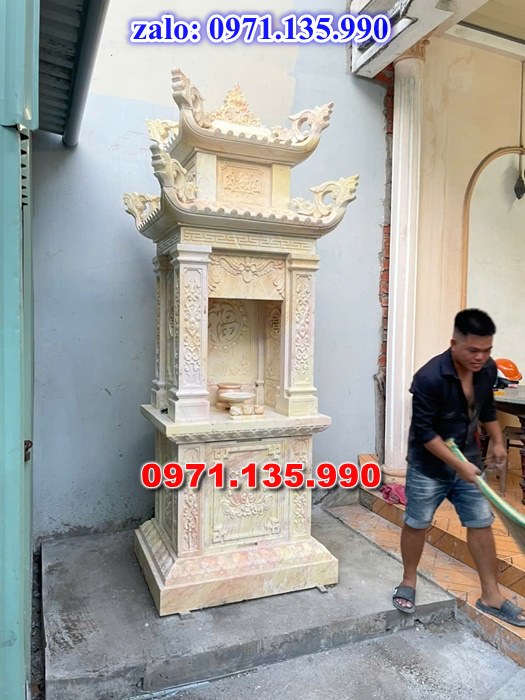 am thờ thần linh, am để tro cốt, am thờ trước nhà, kích thước am thờ, giá bán am thờ,