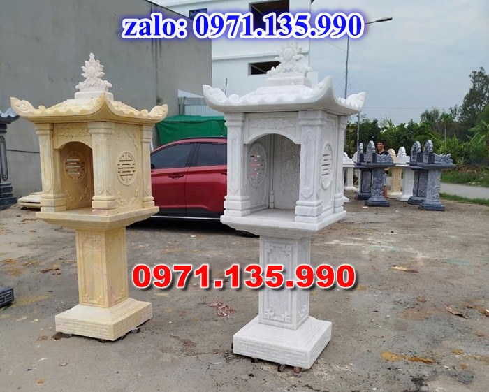 am thờ thần linh, am để tro cốt, am thờ trước nhà, kích thước am thờ, giá bán am thờ,