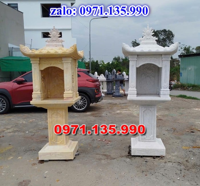 am thờ thần linh, am để tro cốt, am thờ trước nhà, kích thước am thờ, giá bán am thờ,