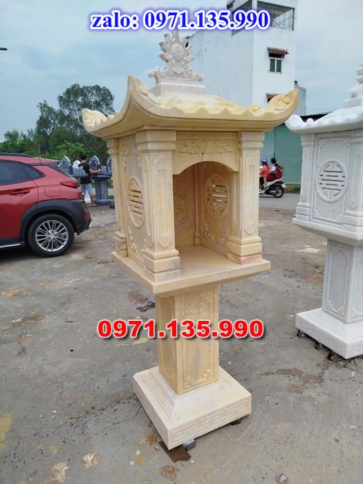 am thờ thần linh, am để tro cốt, am thờ trước nhà, kích thước am thờ, giá bán am thờ,