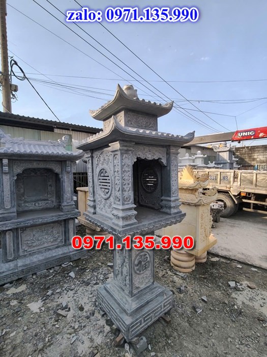 am thờ thần linh, am để tro cốt, am thờ trước nhà, kích thước am thờ, giá bán am thờ,