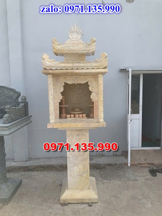 am thờ thần linh, am để tro cốt, am thờ trước nhà, kích thước am thờ, giá bán am thờ,