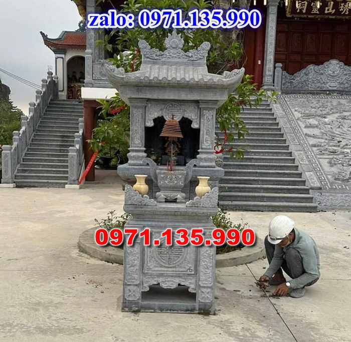 am thờ thần linh, am để tro cốt, am thờ trước nhà, kích thước am thờ, giá bán am thờ,
