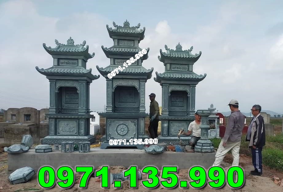 Bản vẽ kích thước của am thờ bằng đá để hũ cốt bán bạc liêu