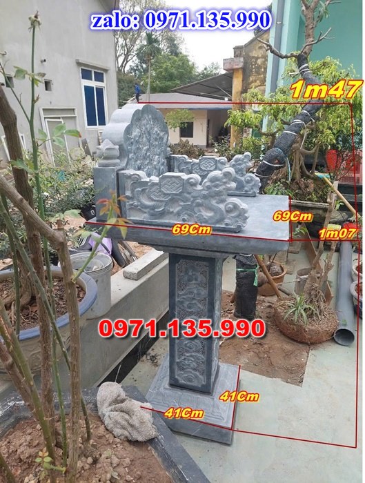 am thờ thần linh, am để tro cốt, am thờ trước nhà, kích thước am thờ, giá bán am thờ,