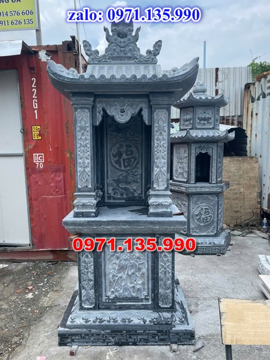am thờ thần linh, am để tro cốt, am thờ trước nhà, kích thước am thờ, giá bán am thờ,