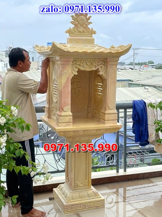 am thờ thần linh, am để tro cốt, am thờ trước nhà, kích thước am thờ, giá bán am thờ,