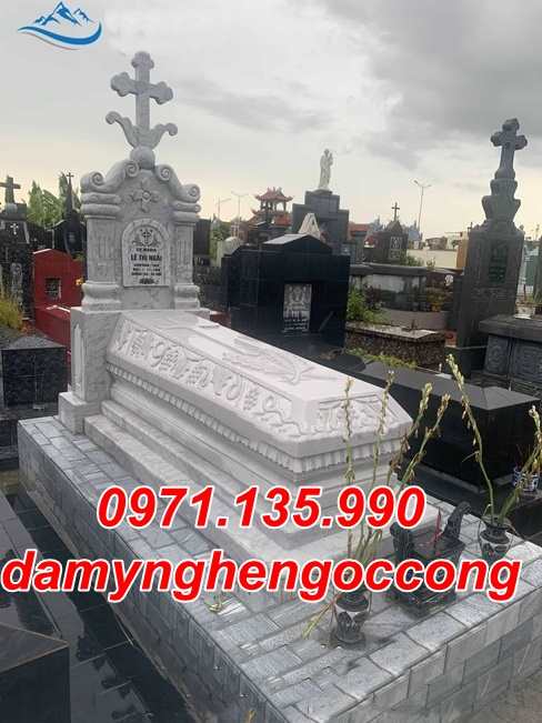 Mộ đá trắng đẹp bán vĩnh long