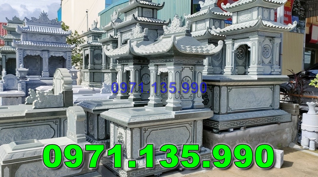 Mộ đá xanh đẹp bán trà vinh