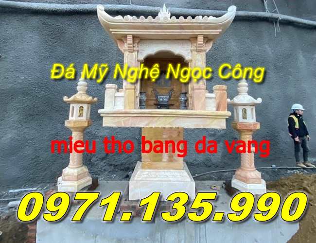 Bàn thờ thiên đá không mái che bán tại Sóc Trăng