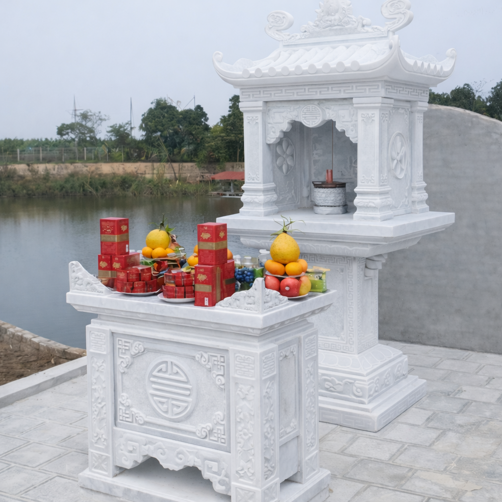 Cấu tạo của cây hương đá thờ Mẫu Cửu Trùng Thiên