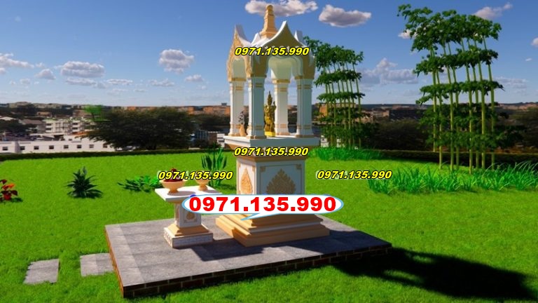 Mẫu Bàn Thờ Tứ Diện Bằng Đá Bán Hải Dương