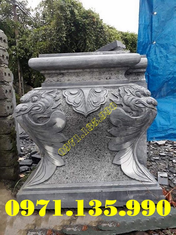 Kích thước đá táng kê chân cột hình vuông