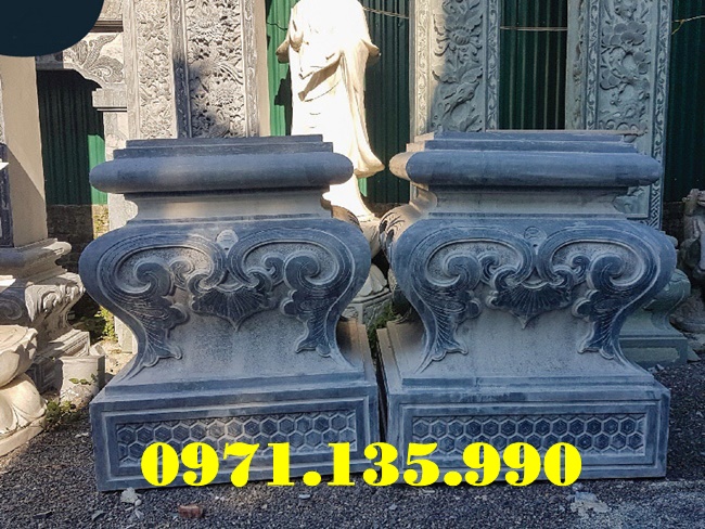 Giá đá táng kê chân cột hình vuông