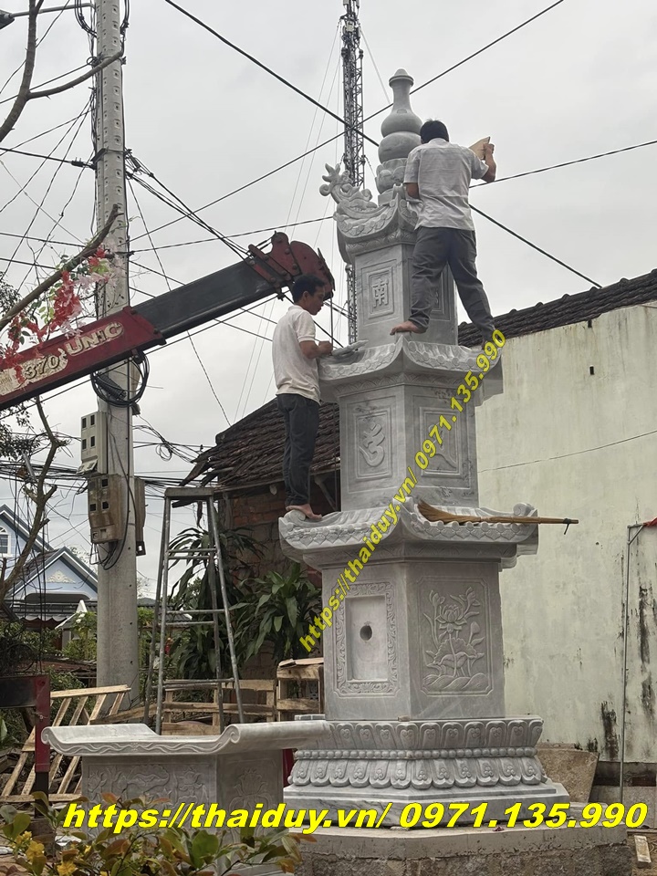 Cửa Khoang (Cửa Đặt Tro Cốt) mộ tháp đá Phật giáo