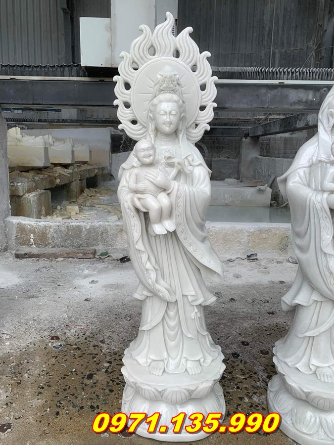 Kích thước tượng Phật cẩm thạch đặt trong nhà (tư gia)