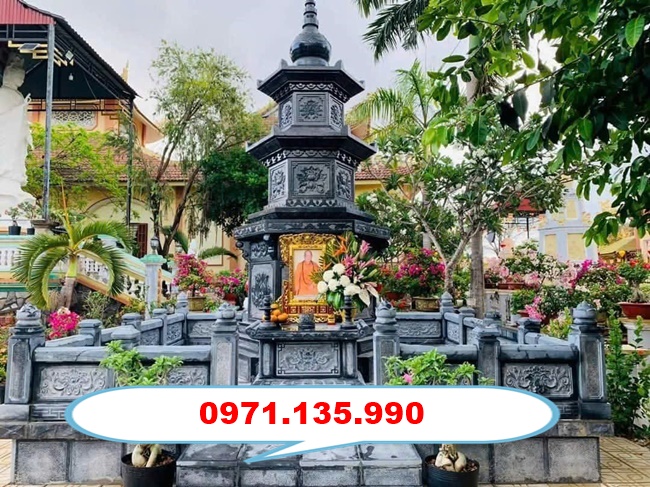 Tóm tắt các hoa văn thường gặp và ý nghĩa: mộ tháp đá Phật giáo
