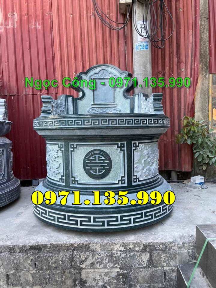 63- Mẫu Mộ Tròn Bằng Đá Đẹp Bán Lạng Sơn – Xây Mộ Tổ